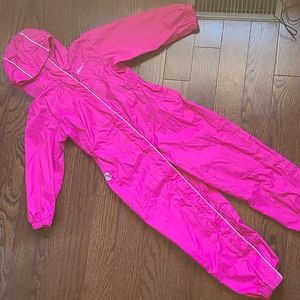 Girls one piece snow suit shell